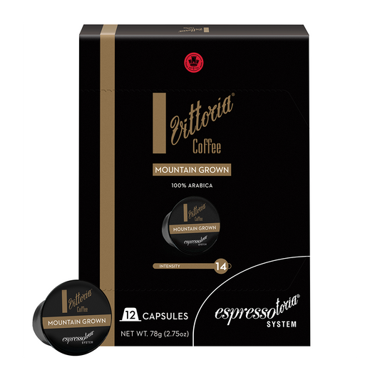 Vittoria Coffee Capsules Mountain Grown Espressotoria System x12 78g