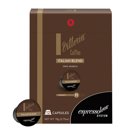 Vittoria Coffee Italian Blend Capsules Espressotoria x12 78g