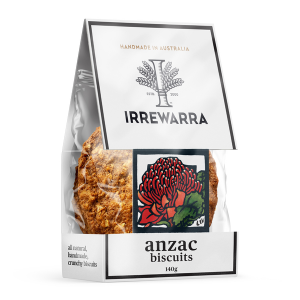 Irrewarra Anzac Biscuits x4 140g