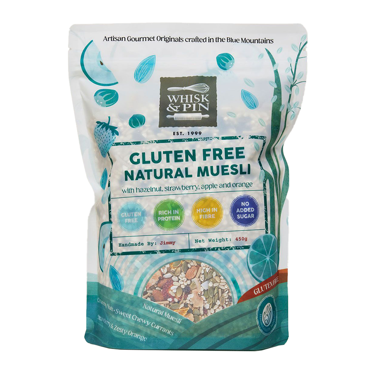 Whisk and Pin Gluten Free Muesli 450g