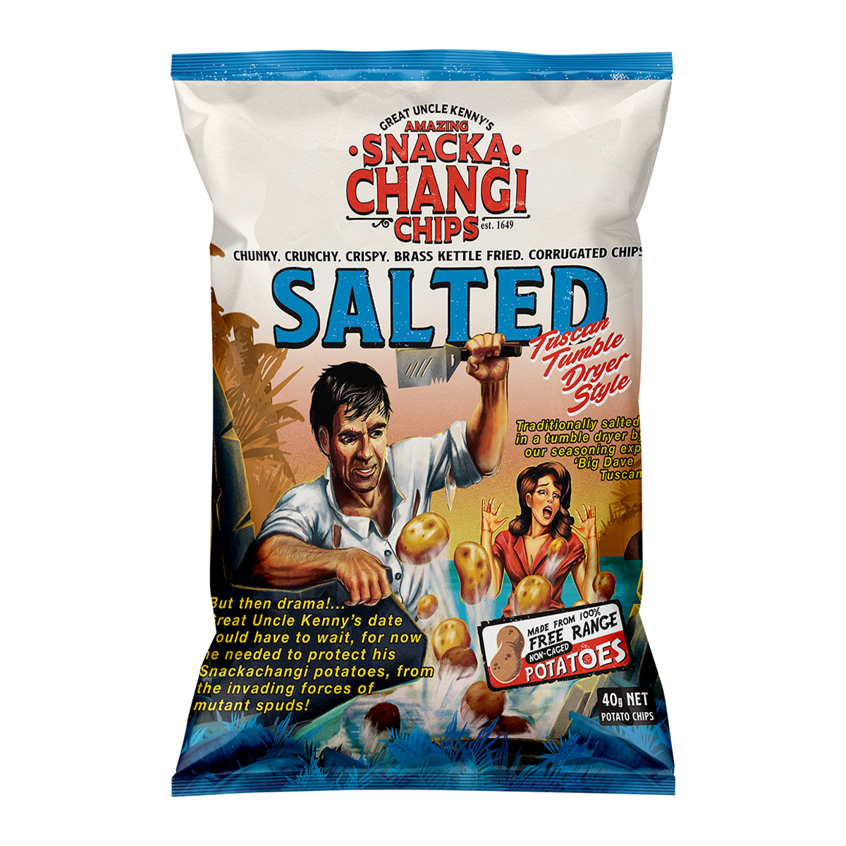 Snacka Changi Chips Salted 150g