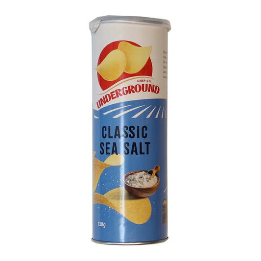 Underground Chip Co Classic Sea Salt Chips 138g