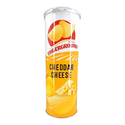 Underground Chip Co Cheddar Cheese Chips 138g