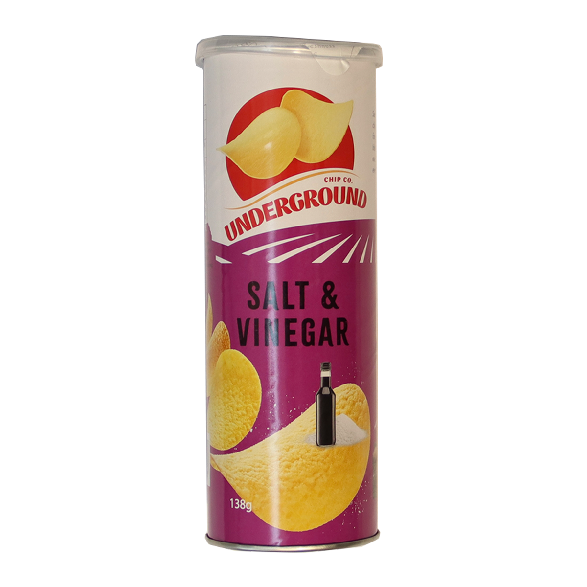 Underground Chip Co Salt & Vinegar Chips 138g