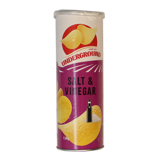 Underground Chip Co Salt & Vinegar Chips 138g