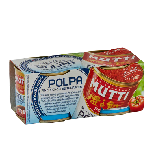 Mutti Polpa Finely Chopped Tomato x2 210g