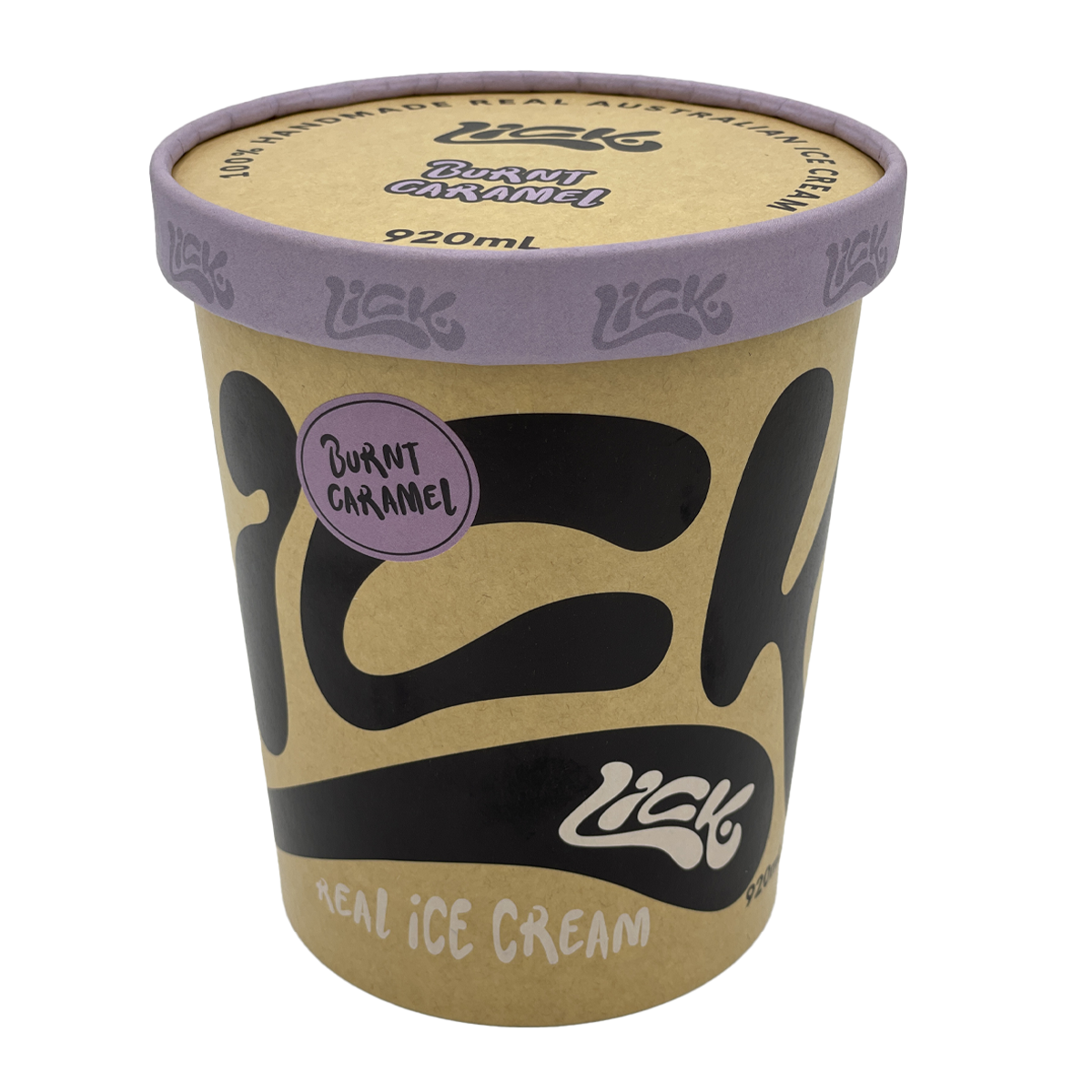 Lick Ice Cream Burnt Caramel 920ml
