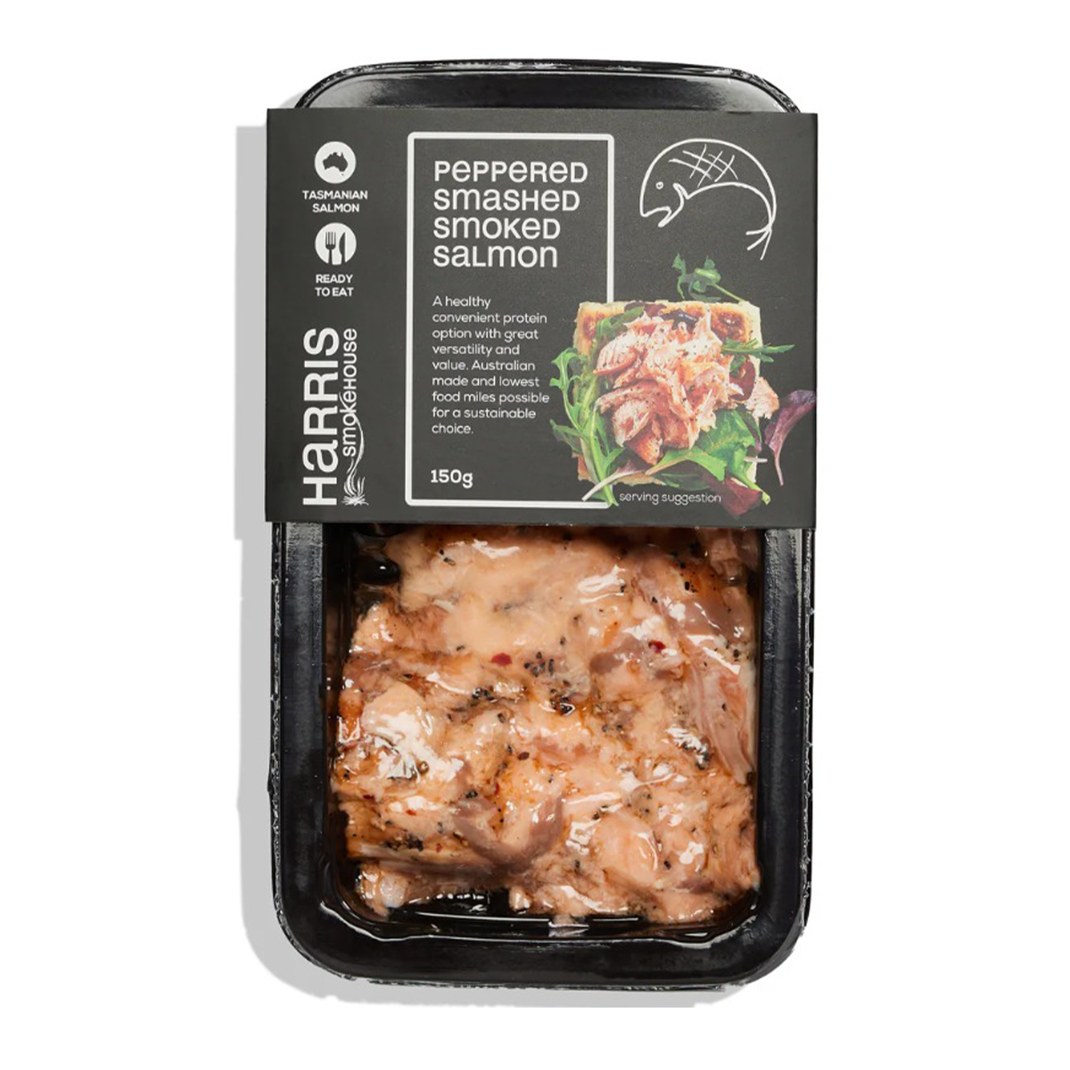 Harris Smokehouse Smash Pepper Smoked Salmon 150g