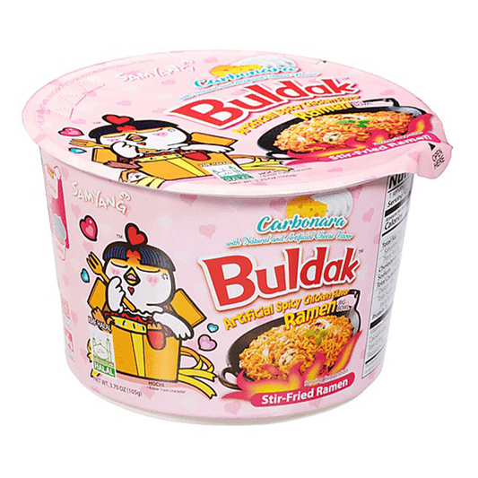 Samyang Buldack Instant Noodles Hot Chicken Carbonara Bowl 105g