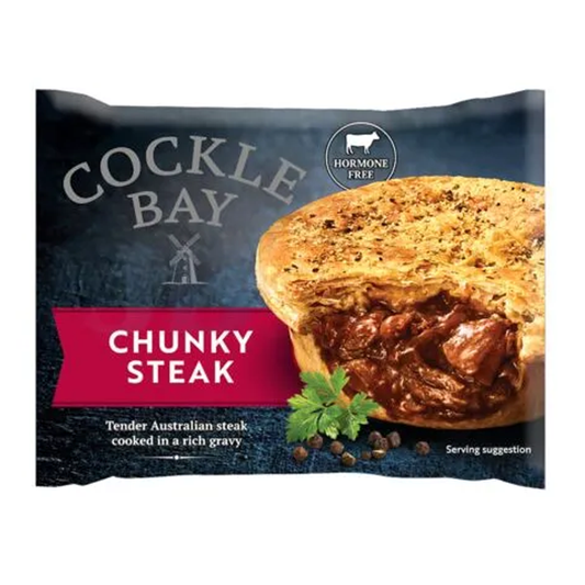 Cockle Bay Chunky Steak Pies 400g