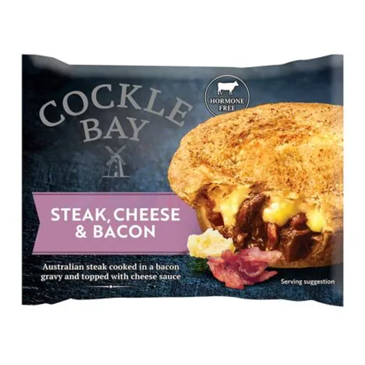 Cockle Bay Cheese Bacon Pies 400g