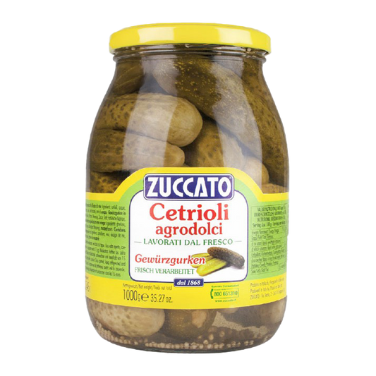 Zuccato Gherkin Sweet and Sour 1kg
