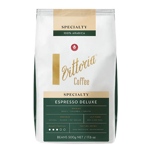 Vittoria Specialty Espresso Deluxe Coffee Beans 500g