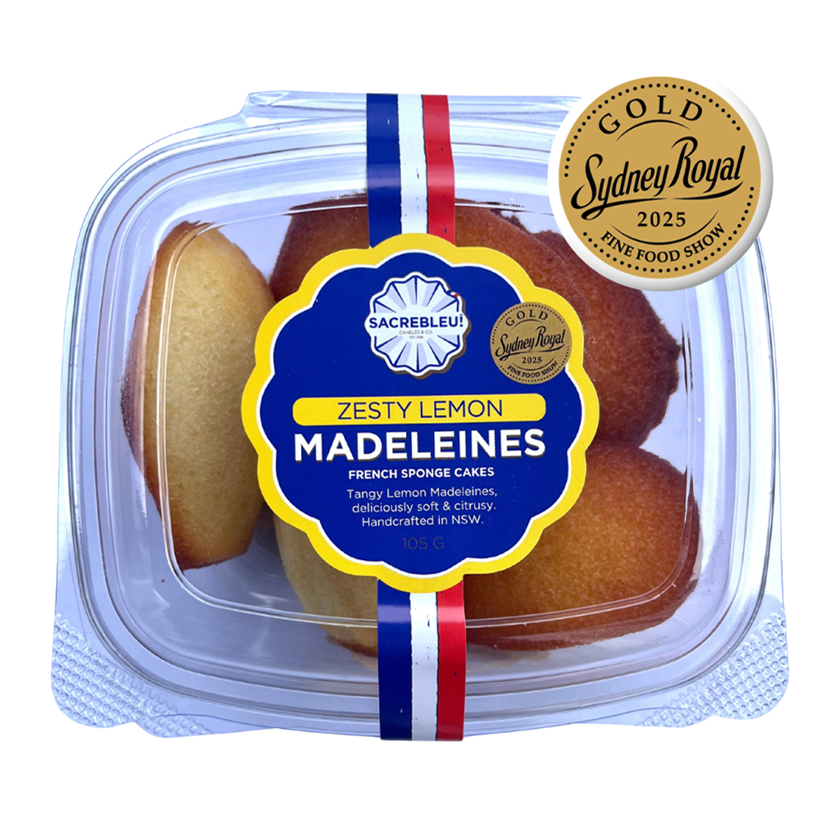 Sacrebleu Zesty Lemon Madeleines 105g