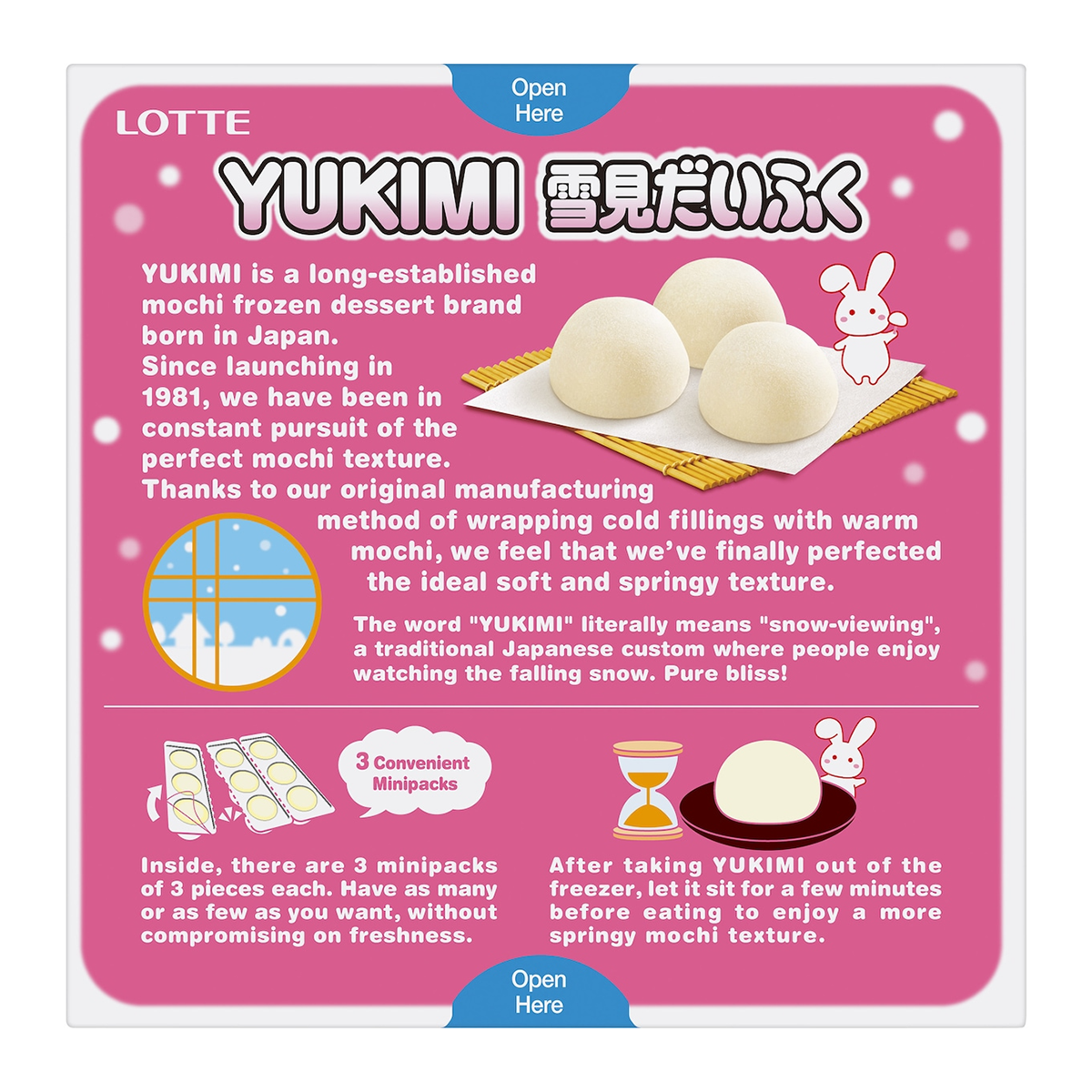 Lotte Yukimi Mochi Strawberry x9 270g