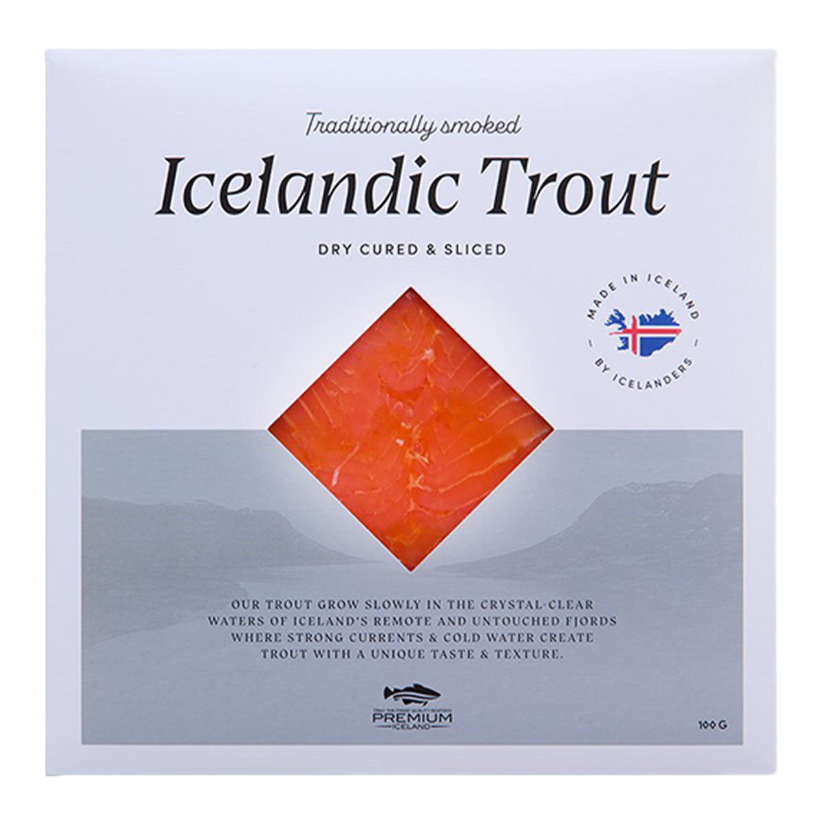 Icelandic Smoked Trout 100g