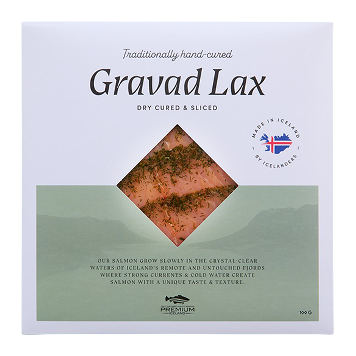 Icelandic Gravad Lax Salmon 100g