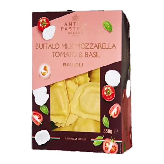 Antica Pasteria Buffalo Milk Mozzarella Tomato & Basil Ravioli 350g