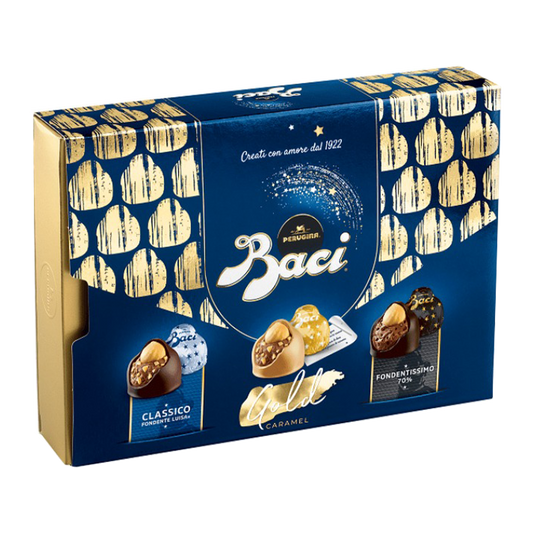 Baci Assorted Chocolate Sparkling Gold Box 250g