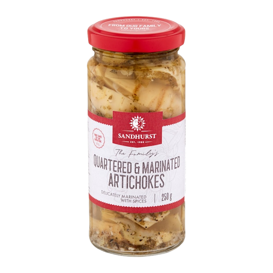 Sandhurst Quartered & Marinated Artichokes 250g