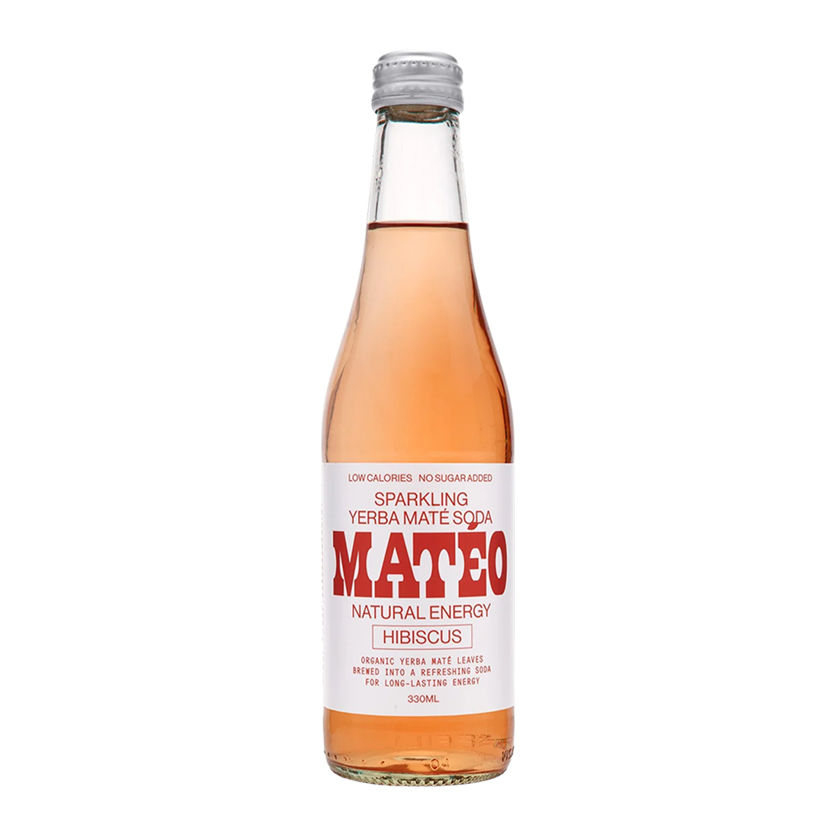 Mateo Yerba Mate Soda Hibiscus 330ml