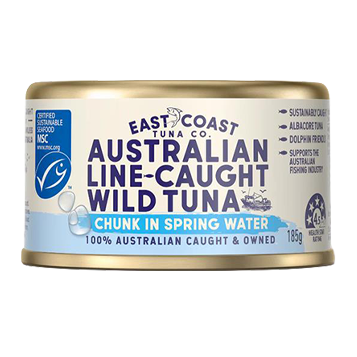East Coast Tuna Co Australian Salt Water Tuna 185g