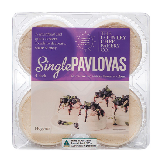 The Country Chef Bakery Co. Pavlova x4 140g