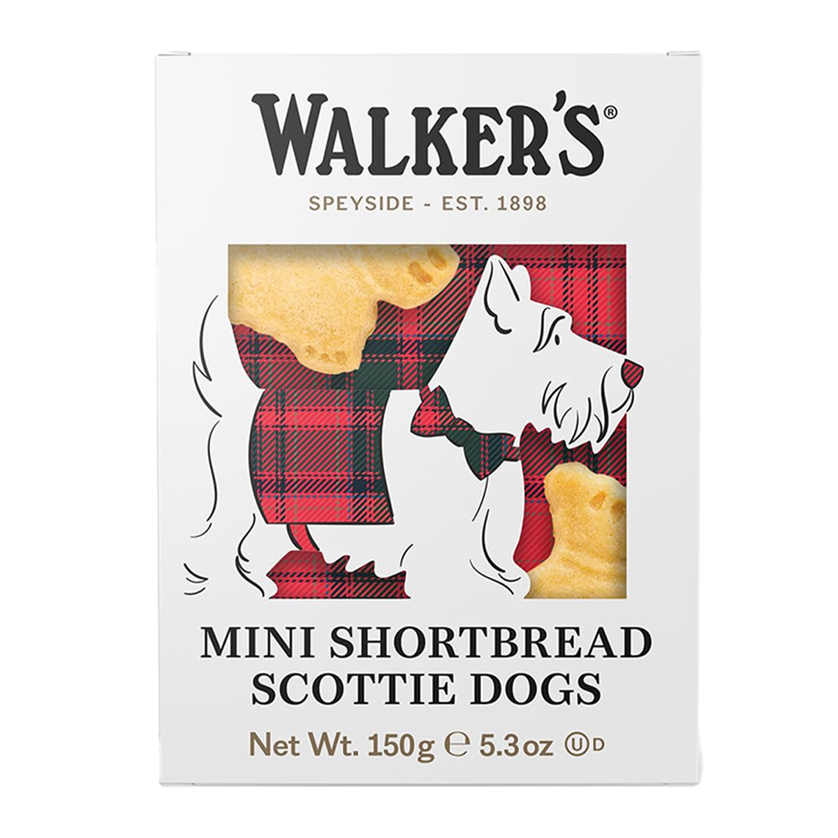 Walkers Shortbread Mini Scottie Dog Shaped Shortbread 150g