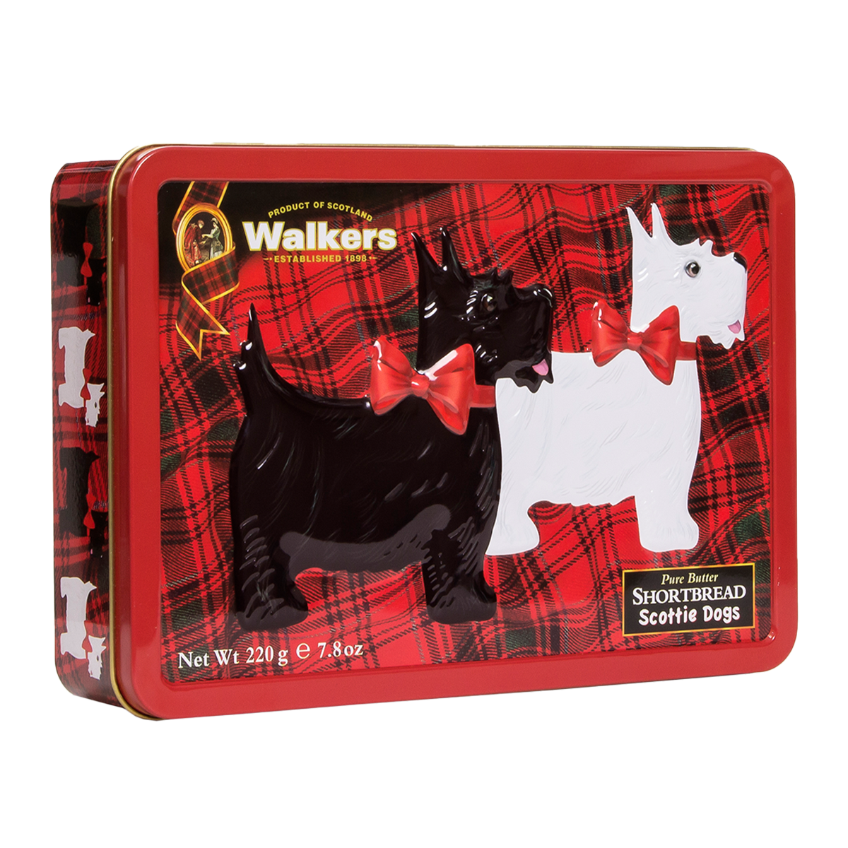 Walkers Shortbread Scottie Dogs Tin 220g