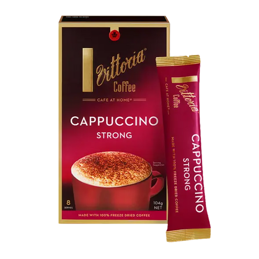 Vittoria Cappuccino Strong Coffee x8 104g