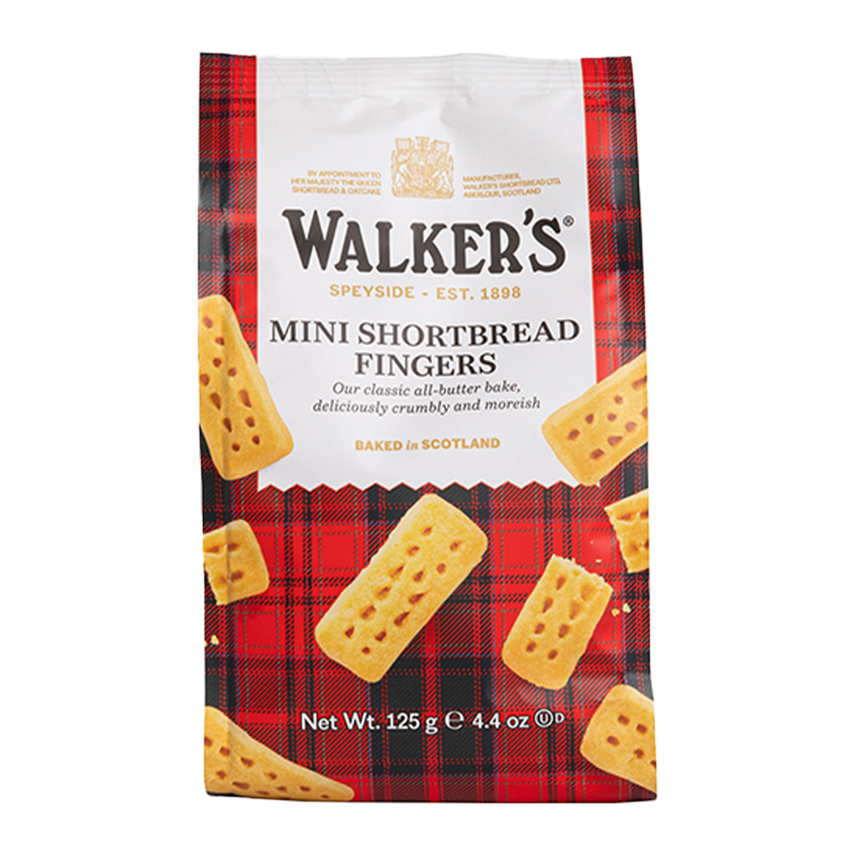 Walkers Shortbread Mini Shortbread Fingers 125g