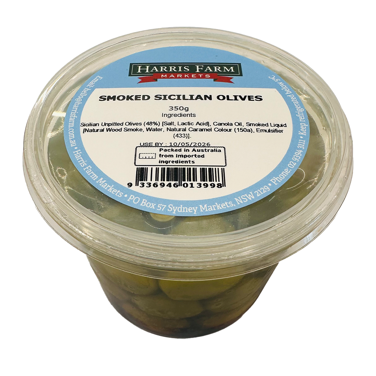 Harris Farm Smoked Sicilian Olives 350g