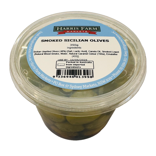 Harris Farm Smoked Sicilian Olives 350g