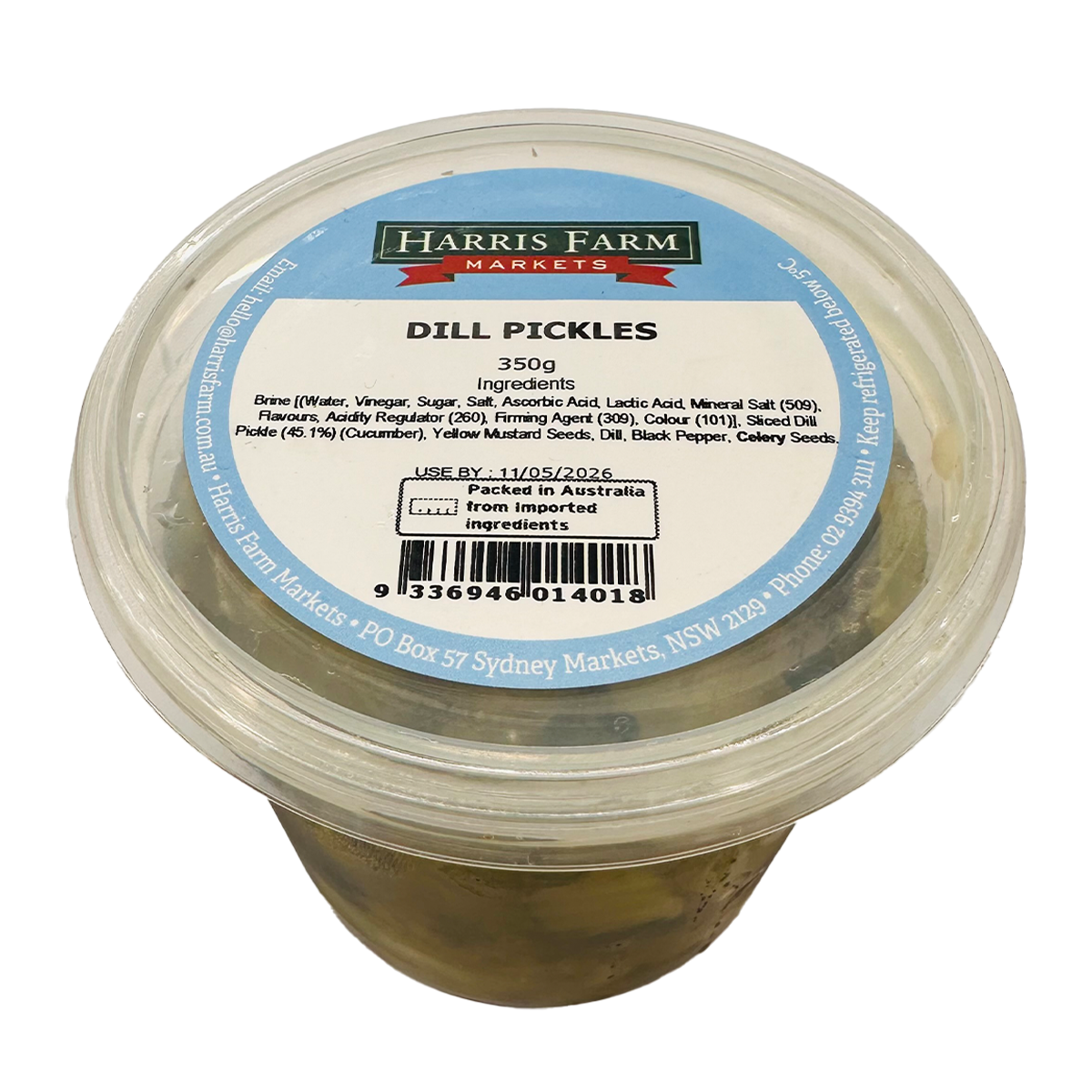 Harris Farm Dill Pickles 350g