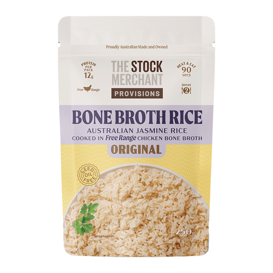 The Stock Merchant Bone Broth Rice Original 250g
