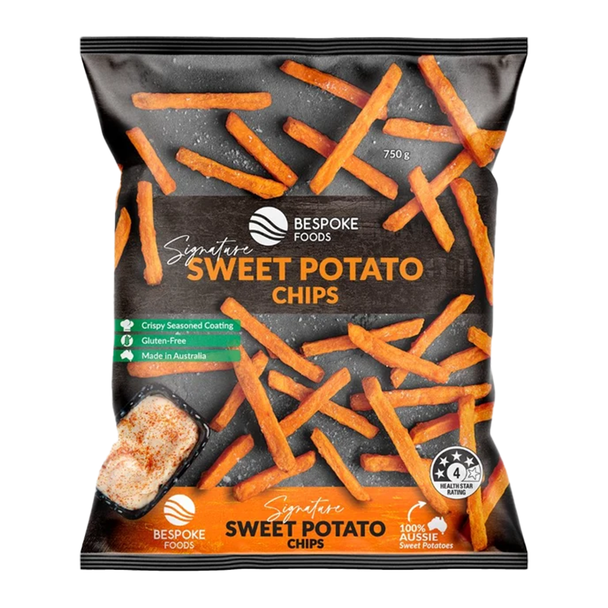 Bespoke Foods Sweet Potato Chips 750g