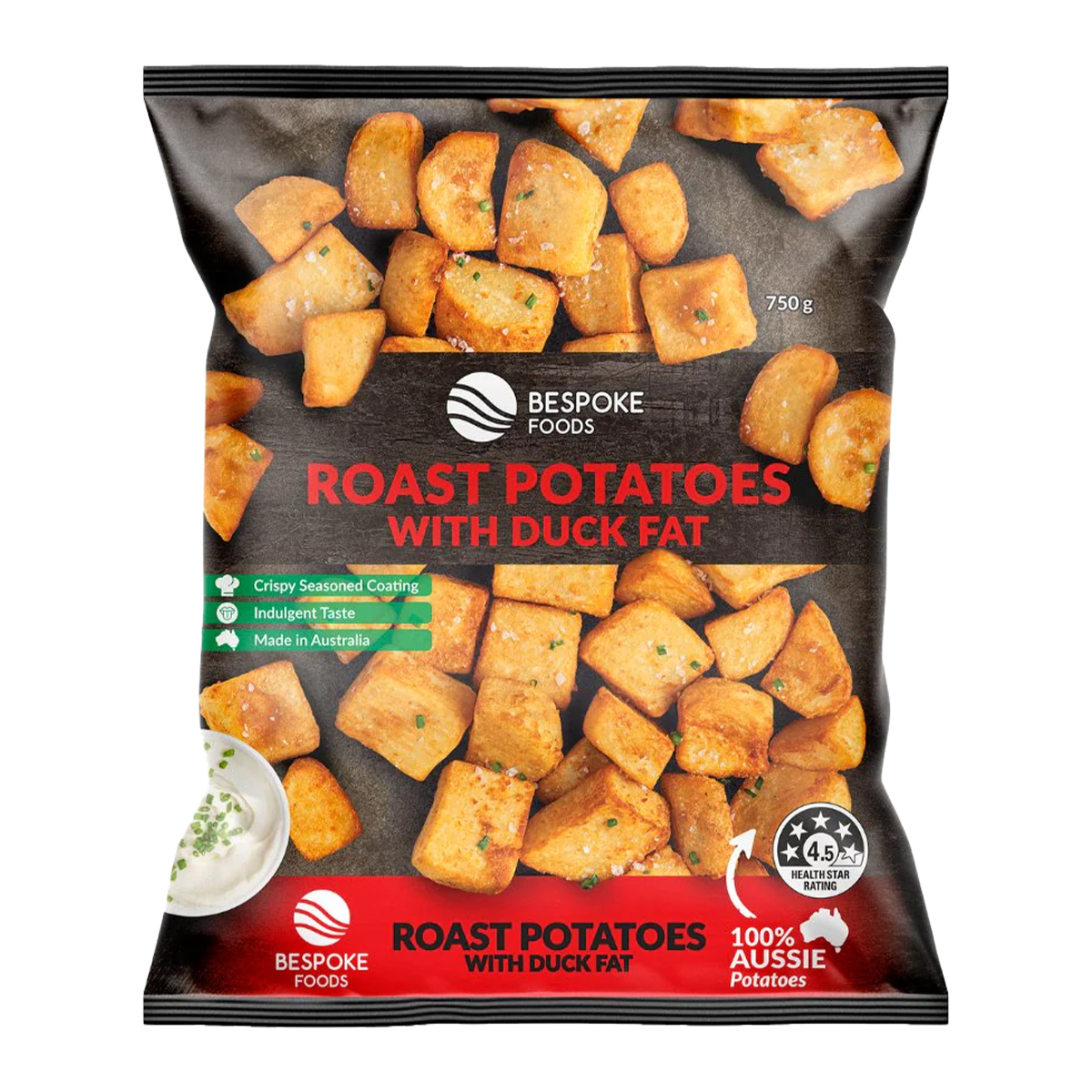 Bespoke Foods Roast Potato with Duck Fat 750g