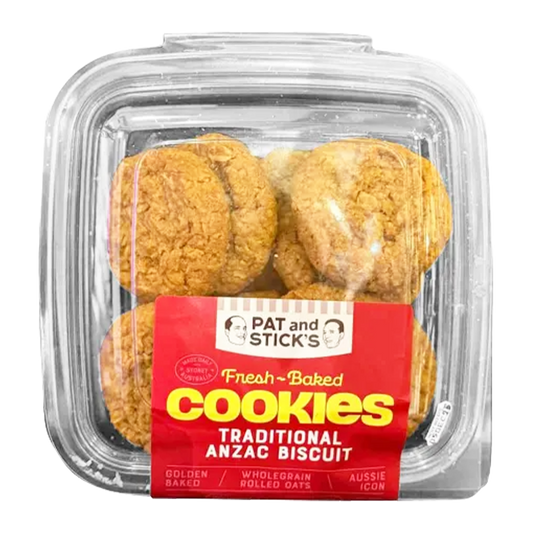 Pat and Stick's Traditional Anzac Cookies 200g