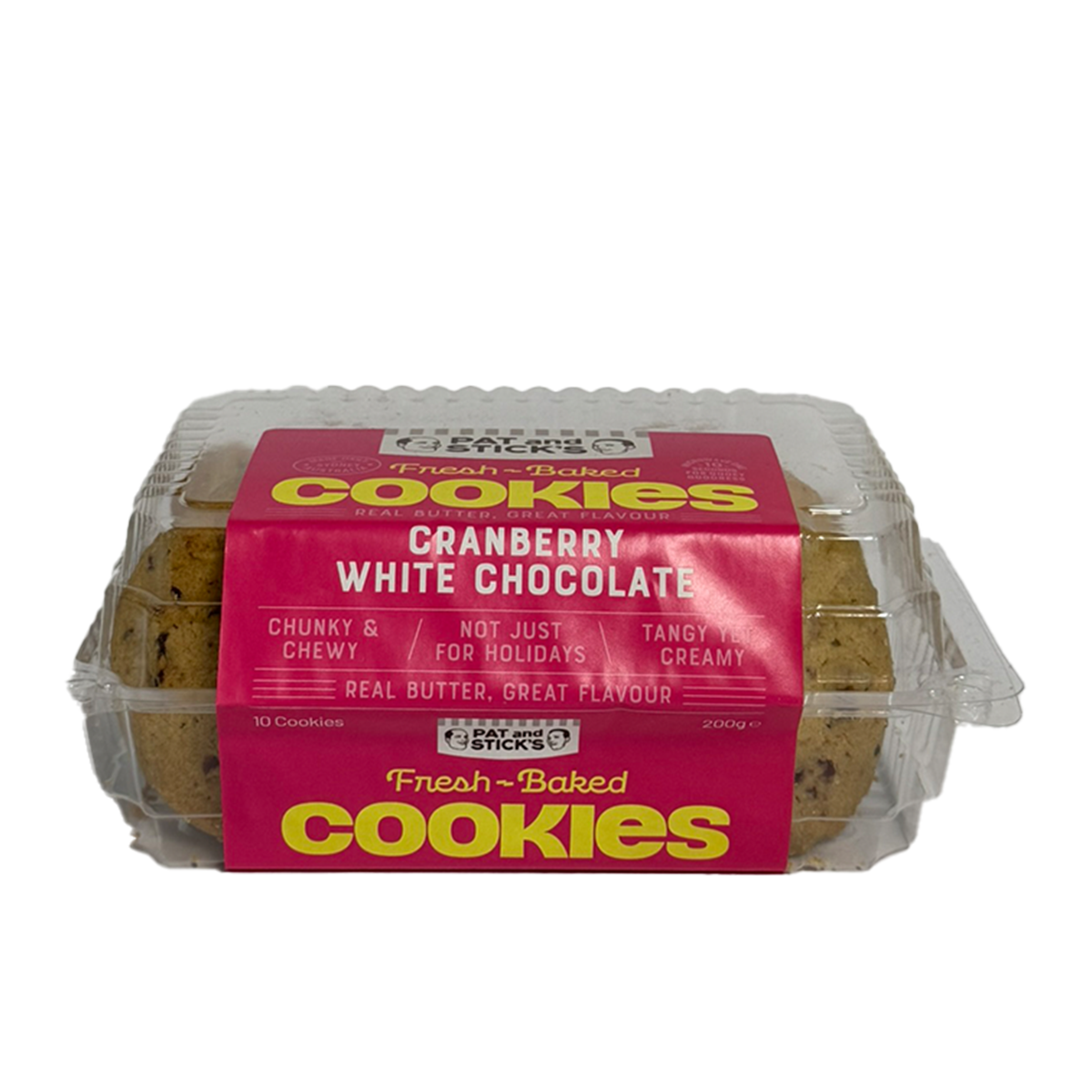 Pat and Stick's Cranberry Chocolate Cookies 200g