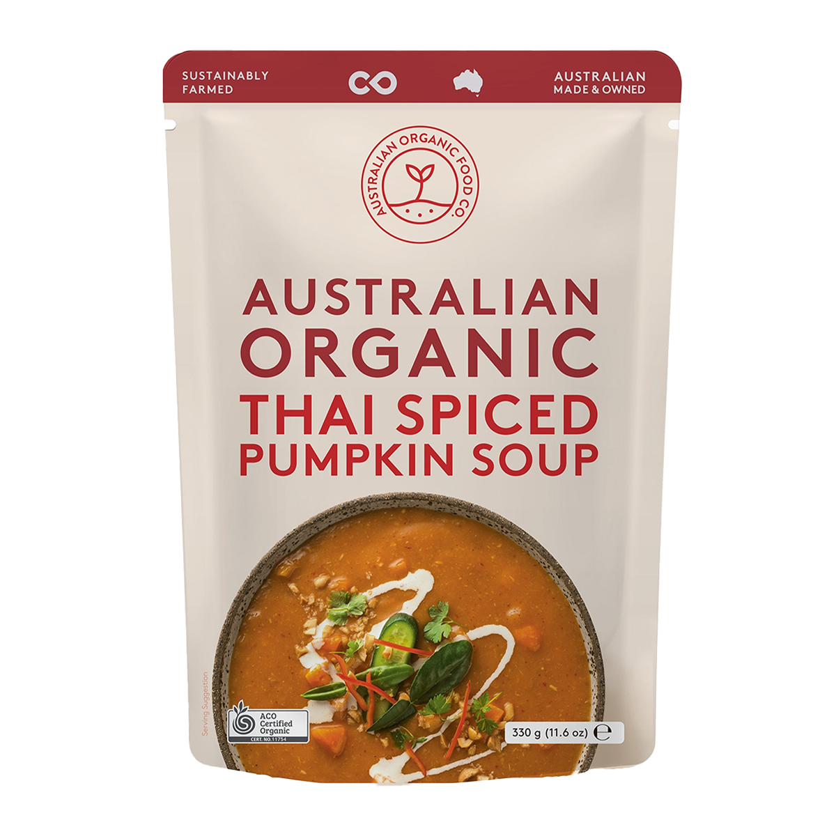 Australian Organic Food Co Thai Pumpkin Soup 330g