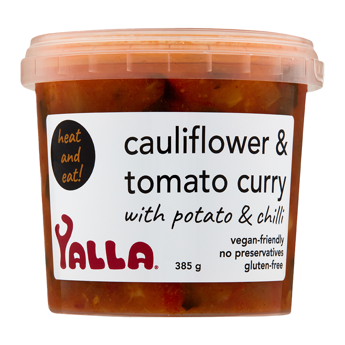 Yalla Cauliflower and Tomato Curry 385g
