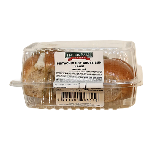 Harris Farm Pistachio Hot Cross Bun x2 160g