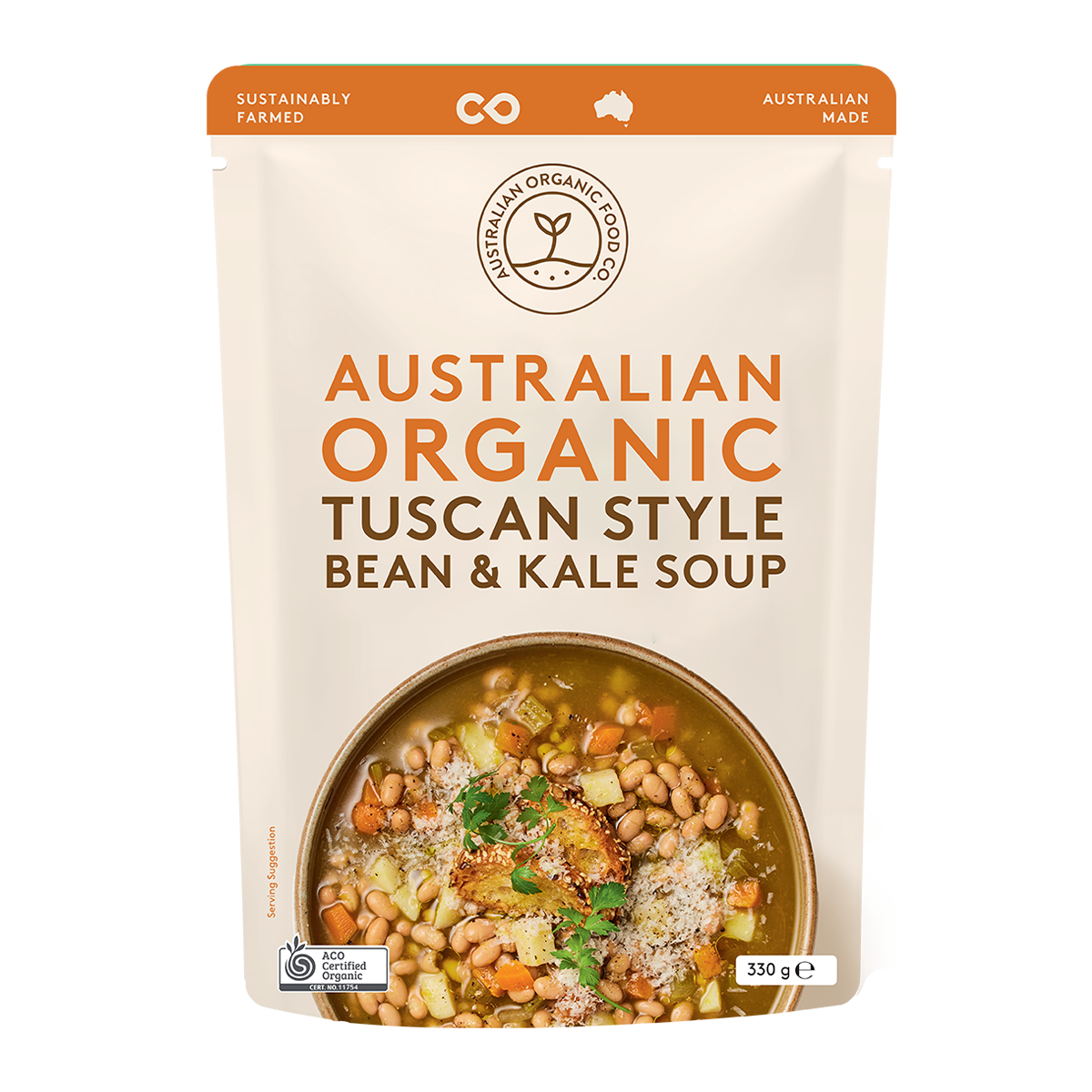 Australian Organic Food Co. Tuscan Style Bean and Kale Soup 330g