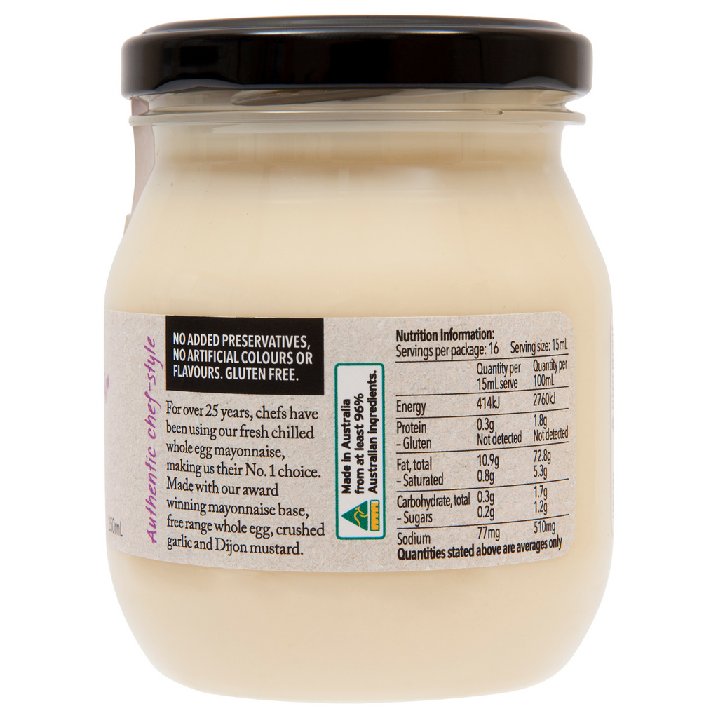 Buy Birch and Waite Whole Egg Mayonnaise Aioli Garlic from Harris Farm