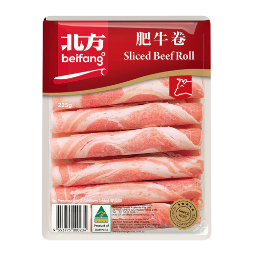 Beifang Sliced Beef Roll 600g