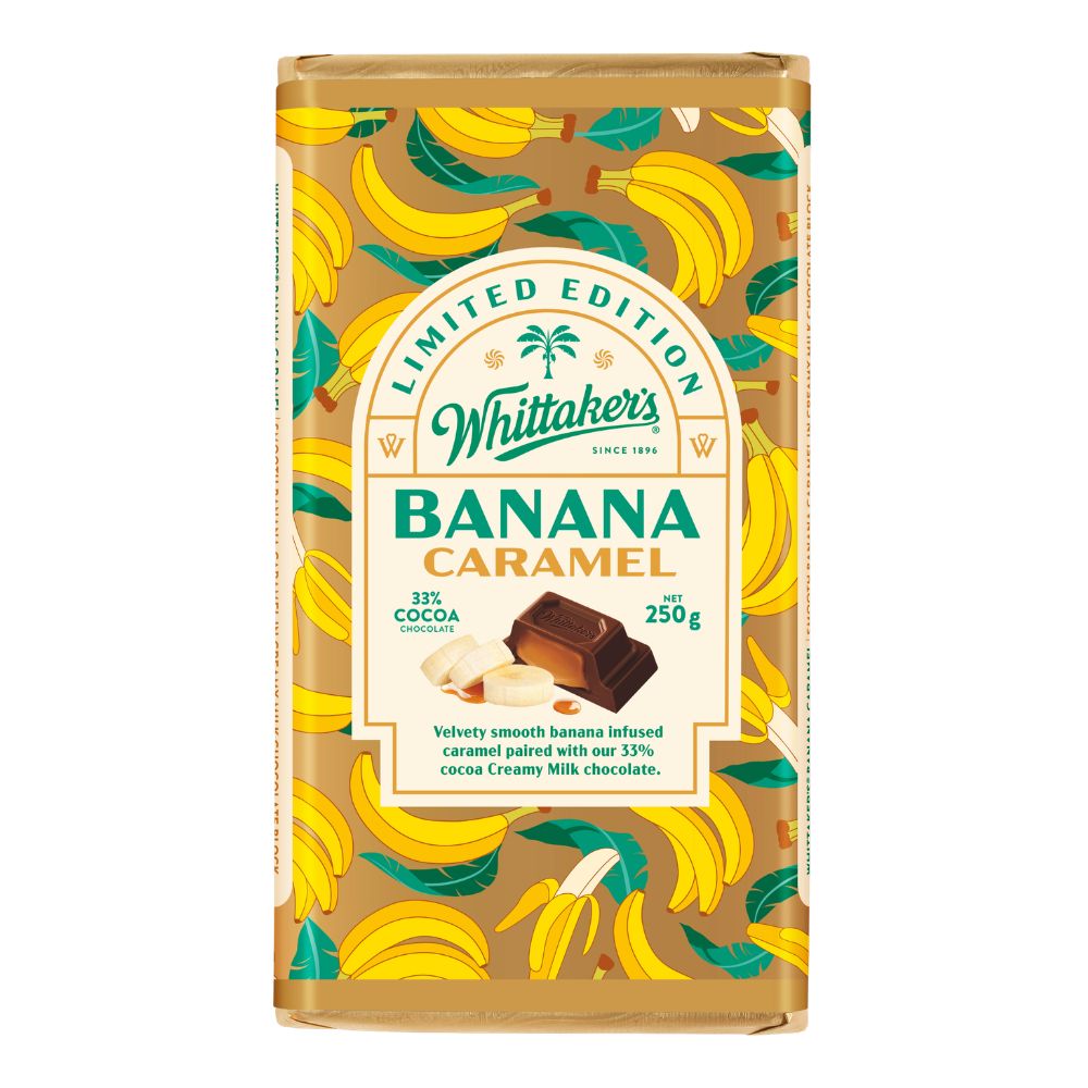 Whittakers Banana Caramel Chocolate 250g