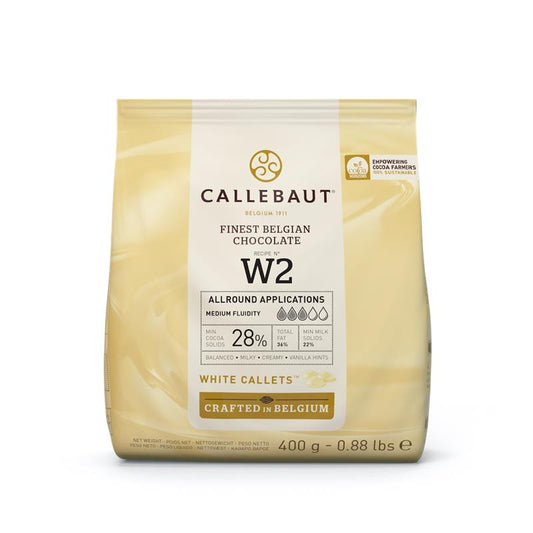 Callebaut White Chocolate Callets 28% 400g