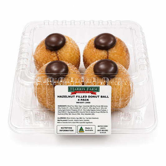 Harris Farm Hazelnut Mini Donuts 200g