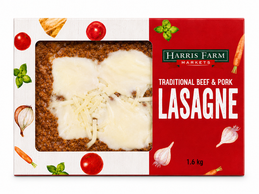 Harris Farm Lasagne Beef and Pork 1.6kg