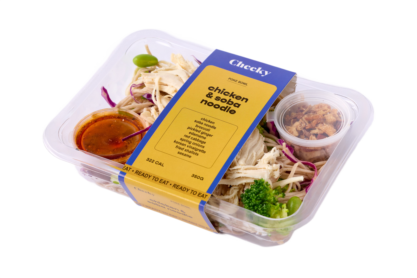 Cheeky Poke Chicken & Soba Noodle Poke Bowl 350g